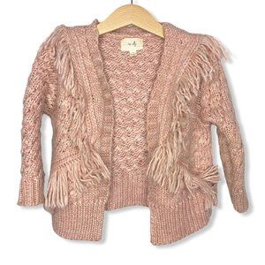 En Elly {Emma} Rose Pink Fringe Sweater 2/3